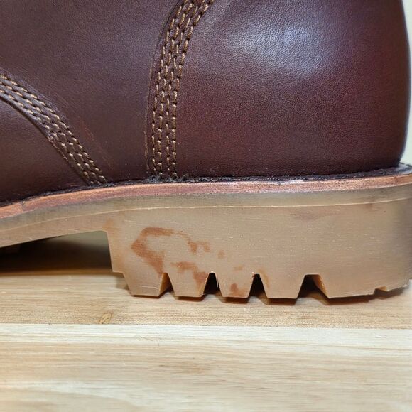 Chippewa Classic 2.0 6" Limited Edition British Brown Full Grain Boots 9.5 EE Wi - Picture 8 of 8